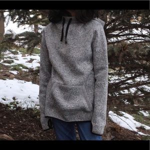 Grey and white sweater